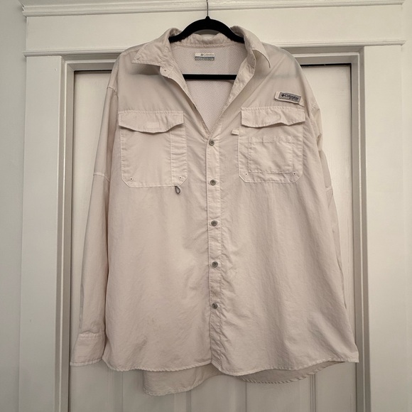 Columbia Other - Columbia Cream Button-Up Shirt